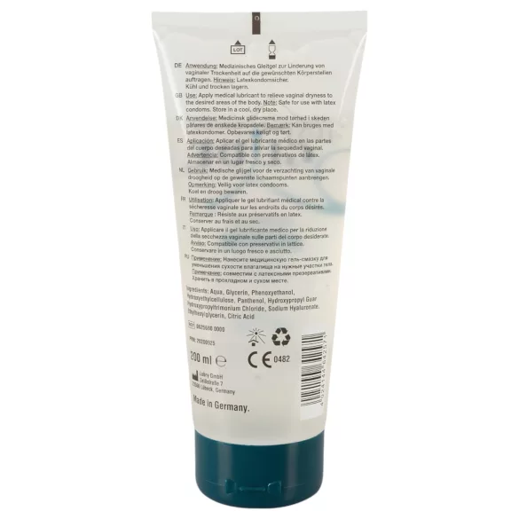 Just Glide Premium Original - vandens pagrindo lubrikantas - veganiškas - 200 ml