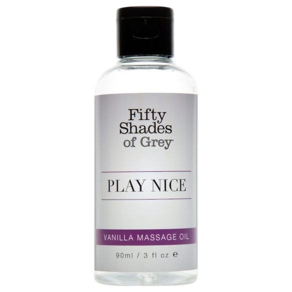 Fifty Shades of Grey - masažo aliejus - vanilė - 90 ml