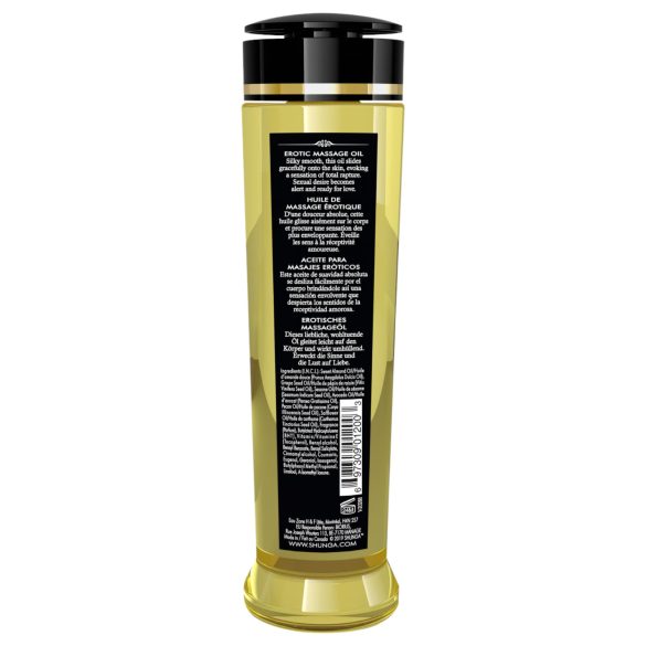 Shunga - masažo aliejus - rožių kvapo - 240ml