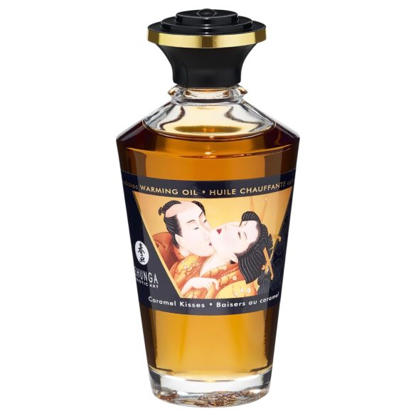 Shunga - masažo aliejus šildantis - karamelė - 100 ml