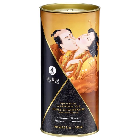 Shunga - masažo aliejus šildantis - karamelė - 100 ml