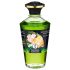 Shunga - šildantis masažo aliejus - žalioji arbata - 100 ml
