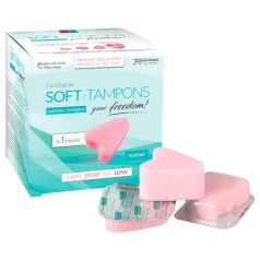   JoyDivision Soft-Tampons - minkšti tamponai be virvelės (3 vnt.)