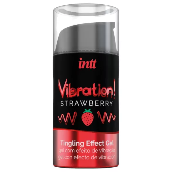Intt Vibration! - skystas vibratorius - braškių skonio - 15ml