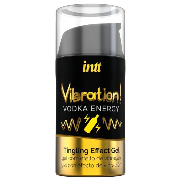 Intt Vibration! - skystas vibratorius - Vodka Energy lubrikantas 15ml