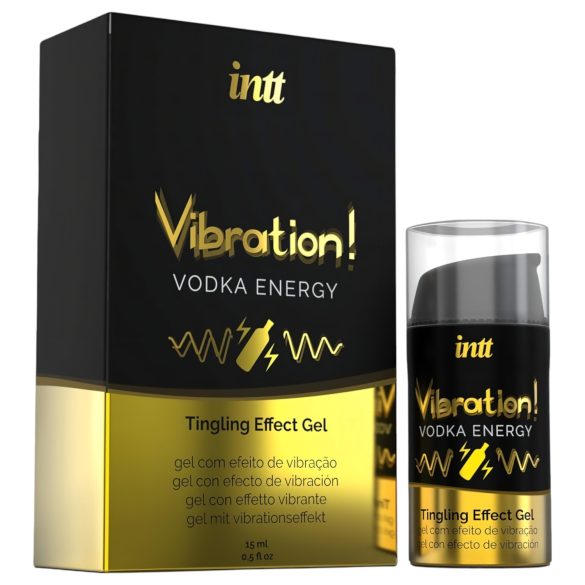 Intt Vibration! - skystas vibratorius - Vodka Energy lubrikantas 15ml