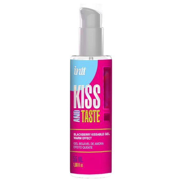 Intt Kiss and Taste - šildantis lubrikantas - gervuogių - 55 ml