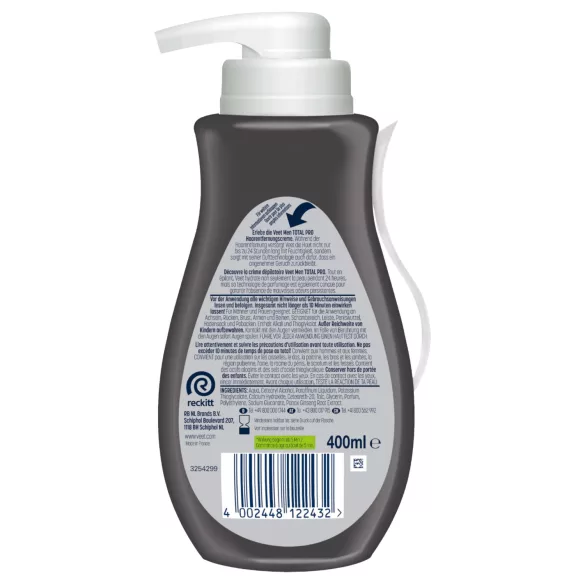 Veet - depiliacinis kremas vyrams - 400 ml
