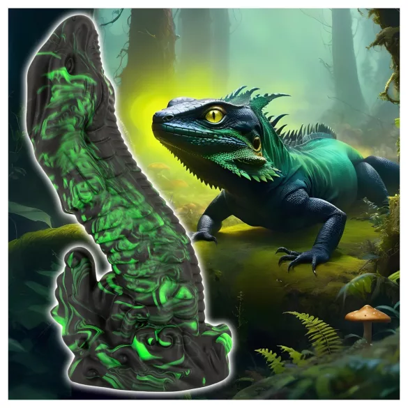Beasty Cocks - dildo rinkinys su lubrikantu - silikonas