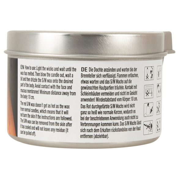 BDSM High Temperature - kūno žvakė parafino pagrindu - 100ml