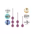 Cotoxo Belle - geišos kamuoliukų rinkinys - 3 vnt - violetinė