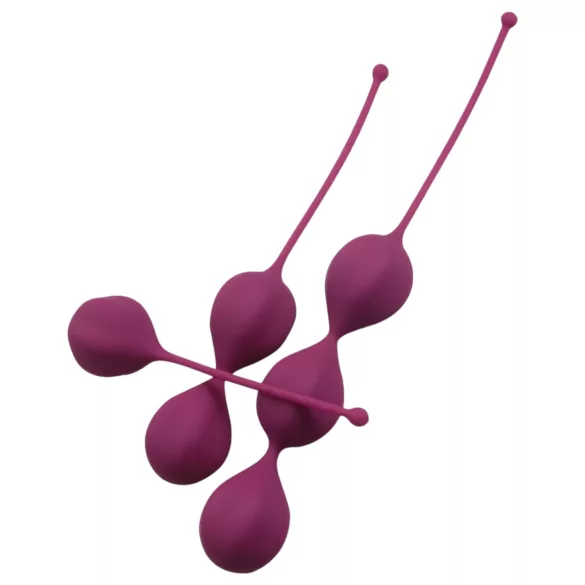 Cotoxo Belle - geišos kamuoliukų rinkinys - 3 vnt - violetinė