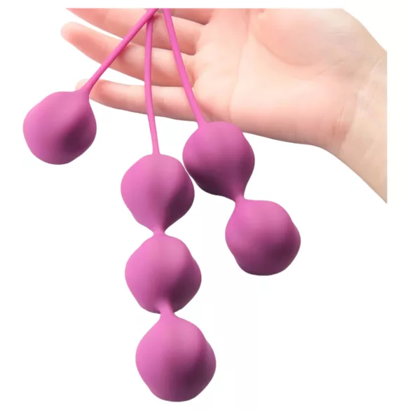 Cotoxo Belle - geišos kamuoliukų rinkinys - 3 vnt - violetinė