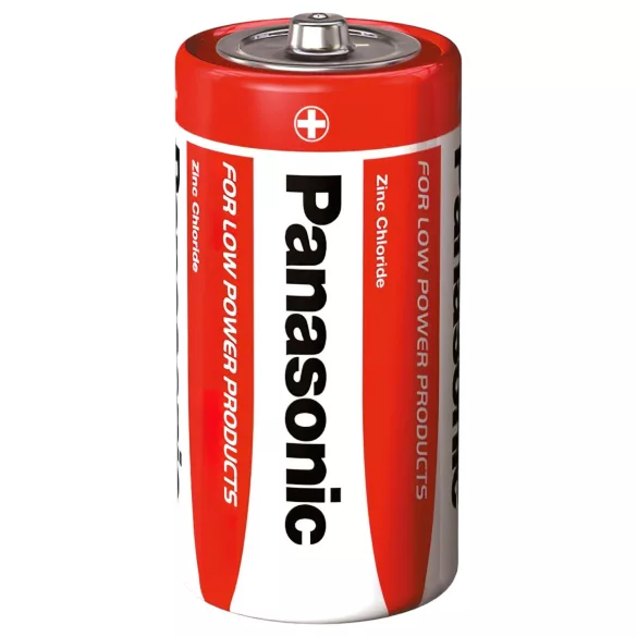 Panasonic - R14 C baterija - ilgai laikanti - 2 vnt