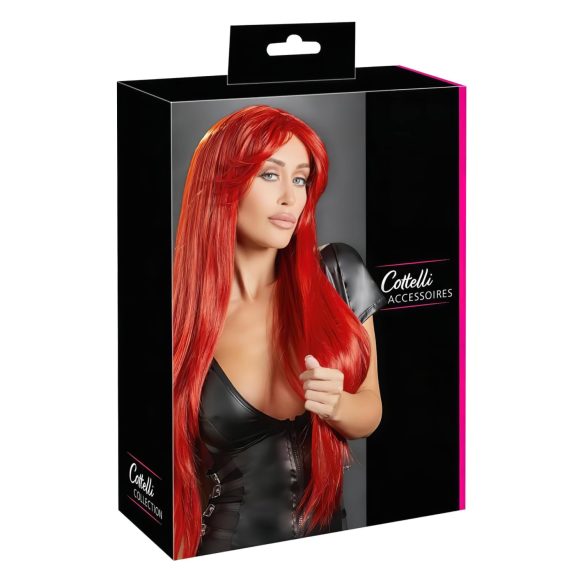 Cottelli - ilga raudona perukas