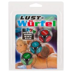 Erotiški kauliukai - vokiečių kalba - 3 vnt