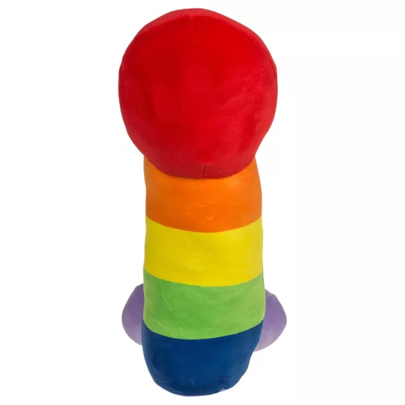 Pliušinis penis - 30 cm - vaivorykštė