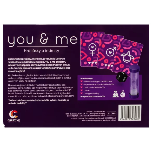 you & me - erotinis porų žaidimas (čekų kalba)
