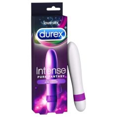 Durex Intense Pure Fantasy - baltas vibruojantis strypas Durex Intense Pure Fantasy - baltas vibruojantis strypas