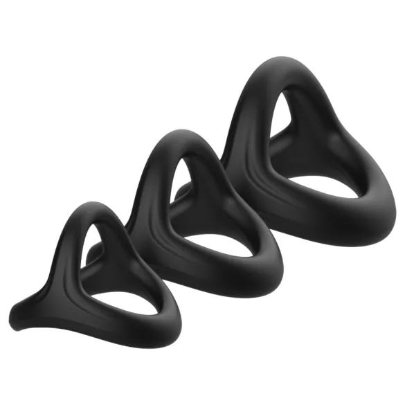 Pulselock Taur - Y formos penio ir sėklidžių žiedas (juodas) - M