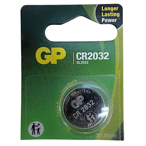 GP Mygtuko baterija - CR2032 (1vnt)