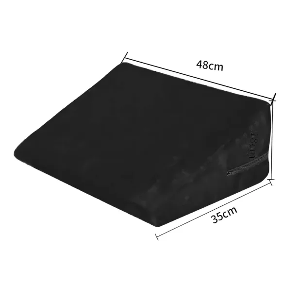 Desirel Magic Pillow sekso pagalvių pleištų rinkinys - maža + didelė (juoda)