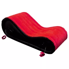   Desirel Magic Pillow - Pripučiama BDSM sekso pagalvė su antrankiais (raudona)