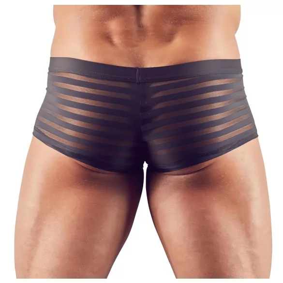 Boxer - permatomas dryžuotas - juodas