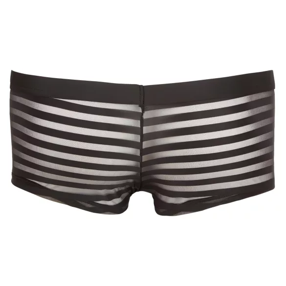 Boxer - permatomas dryžuotas - juodas - L