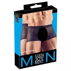   Svenjoyment - permatomi bokseriai rinkinys - juoda, 2 dalių, S-L
