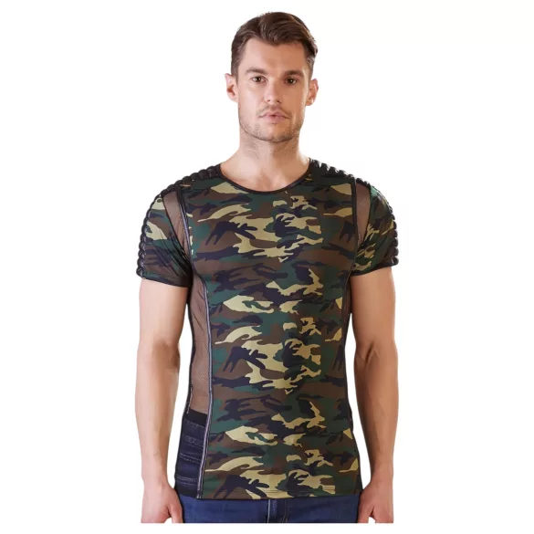 NEK - vyriški marškinėliai su kamufliažu (žalia-ruda) - 2XL