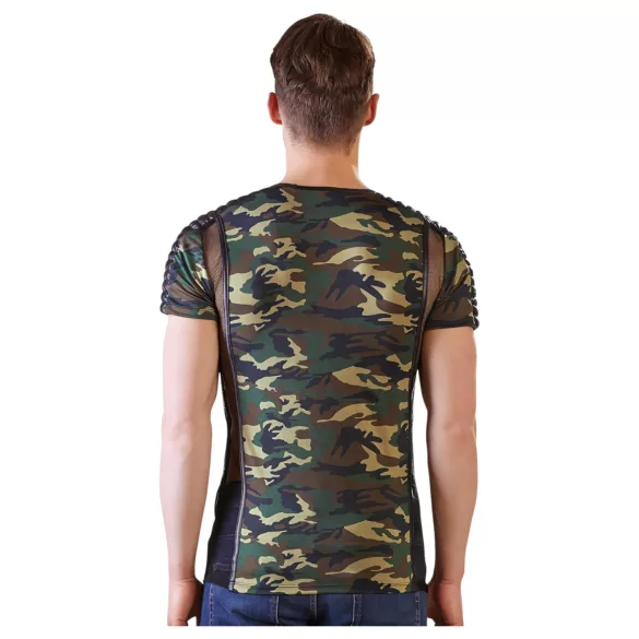 NEK - vyriški marškinėliai su kamufliažu (žalia-ruda) - 2XL