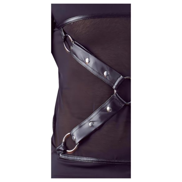 NEK - kryžminė juoda vyriška ilgomis rankovėmis.