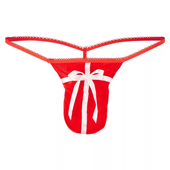 Dovana - vyriška kalėdinė tanga - raudona - S-L