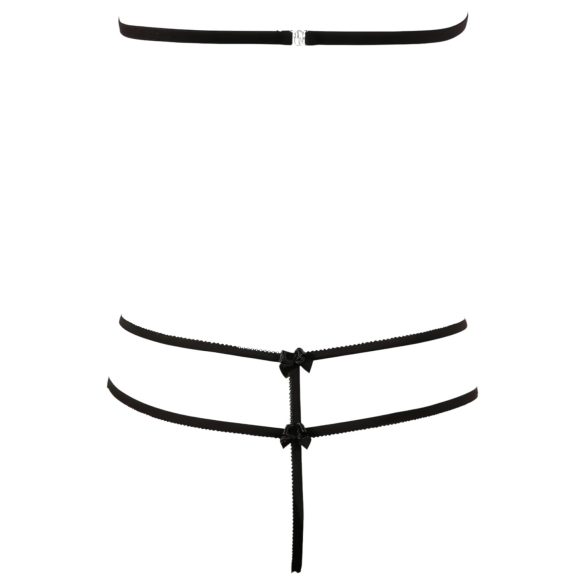 Cottelli - atvira nėrinių rinkinys - juoda - M