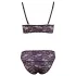 Cottelli - nėriniuota liemenėlės rinkinys - gėlėtas raštas - violetinė - XL