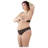 Cottelli Plus Size - liemenėlių rinkinys su perlais - juodas - 2XL
