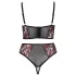 Cottelli Plus Size - reguliuojamas liemenėlės rinkinys (raudonas)