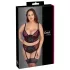 Cottelli Plus Size - reguliuojamas liemenėlės rinkinys (raudonas)