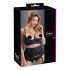 Cottelli Plus Size - dirželis su žiediniu liemenėliu (juoda) - 95D