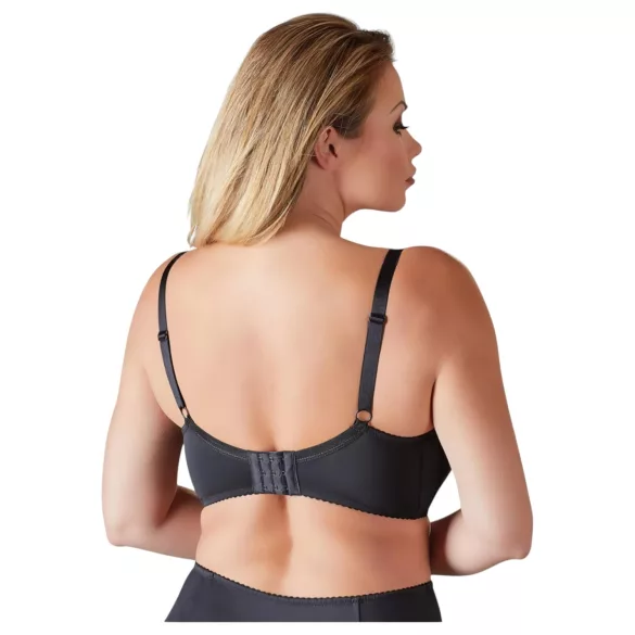Cottelli Plus Size - pakeliančio tipo liemenėlė su lankeliais - juoda - 90D
