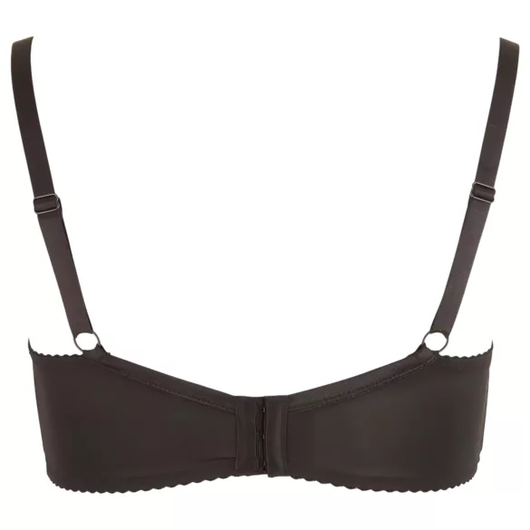 Cottelli Plus Size - pakeliančio tipo liemenėlė su lankeliais - juoda - 95E