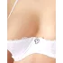 Cottelli - liemenėlės rinkinys su raišteliais, nėriniais - balta - 85C/L