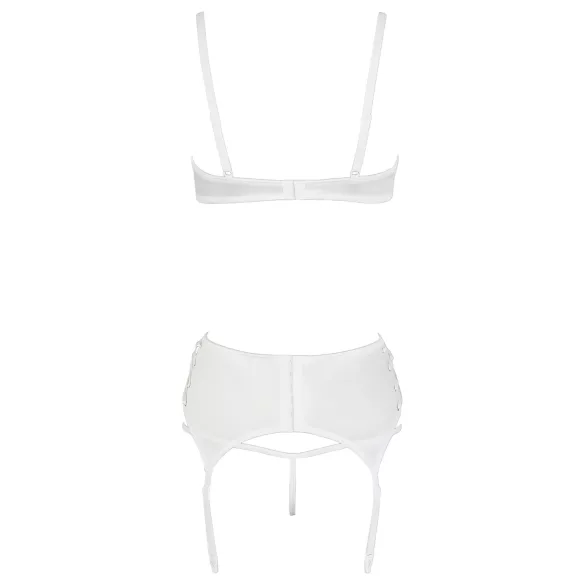 Cottelli - liemenėlės rinkinys su raišteliais, nėriniais - balta - 85C/L