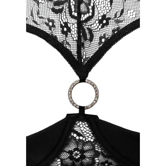 Cottelli - atvira liemenėlės rinkinys - juoda