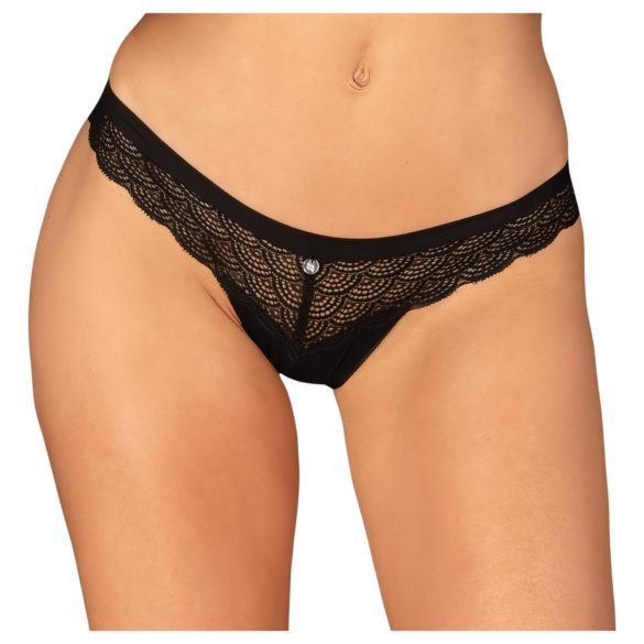 Obsessive Chemeris - seksuali juoda stringai - XL/XXL