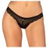Obsessive Chemeris - seksuali juoda stringai - XL/XXL