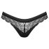 Obsessive Chemeris - seksuali juoda stringai - XL/XXL