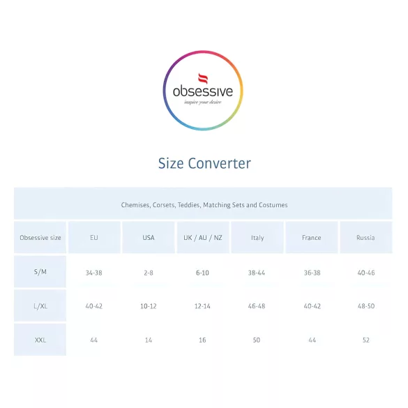 Obsessive Luiza - moteriškos tamprės kelnaitės su raštais - juodos