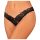 Obsessive Donna Dream - nėrinė atvira stringė (juoda) - M/L